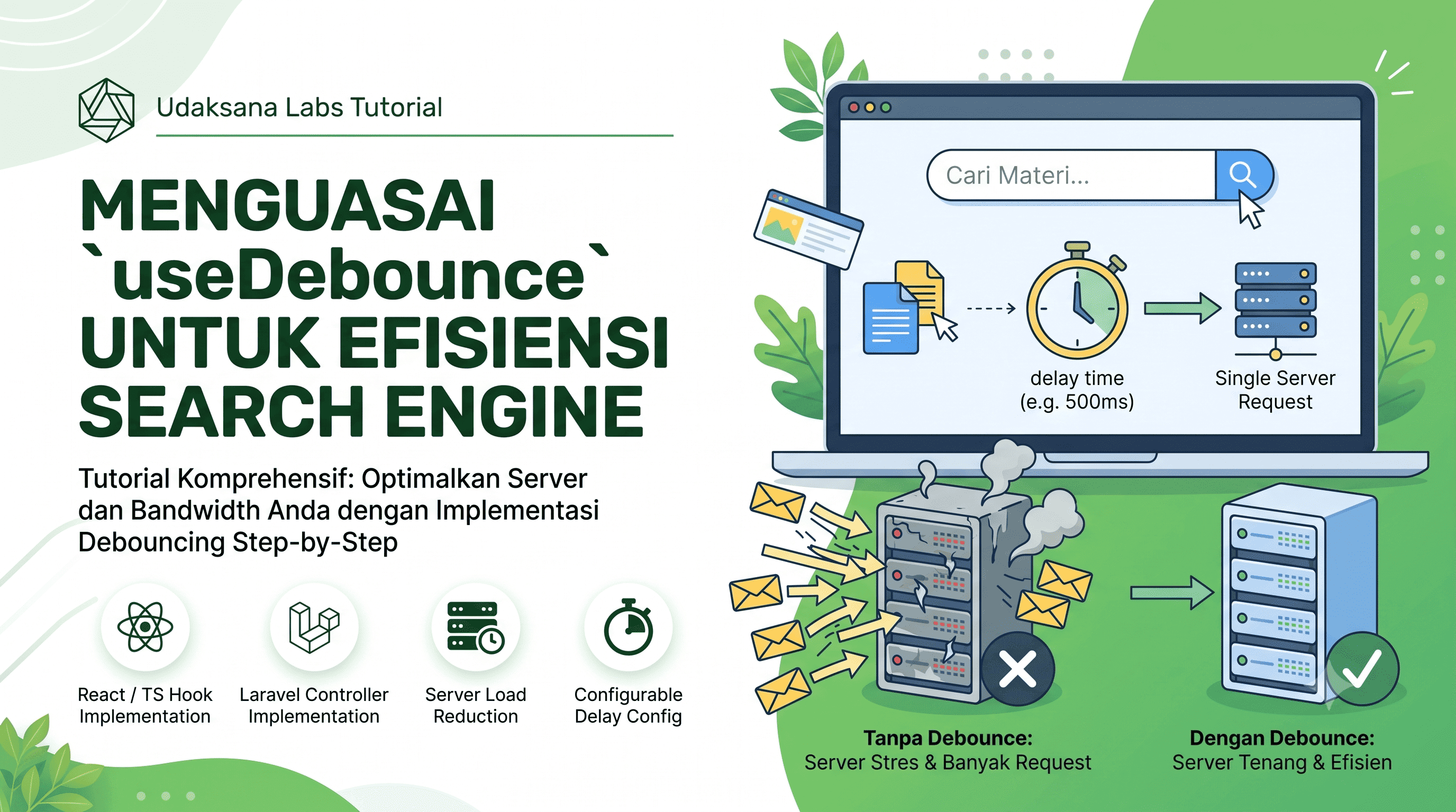 Cara Menggunakan useDebounce di React agar Fitur Search Tidak Membebani Server